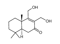 11,12-dihydroxy-7-oxodrim-8-ene结构式