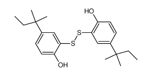 Bis-<2-hydroxy-5-t-pentyl-phenyl>-disulfid Structure