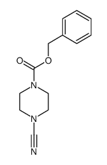 Benzyl 4-Cyanopiperazine-1-Carboxylate结构式