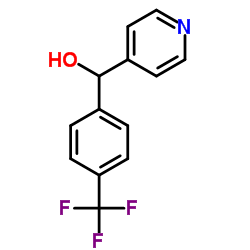 4-Pyridinyl[4-(trifluoromethyl)phenyl]methanol Structure