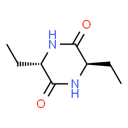 2,5-Piperazinedione,3,6-diethyl-,trans-(9CI) picture