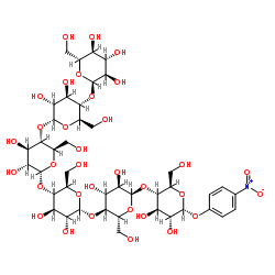 4-Nitrophenyl α-D-maltohexaoside Structure