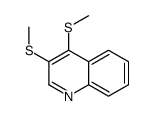 3,4-bis(methylsulfanyl)quinoline Structure