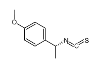 Benzene, 1-[(1R)-1-isothiocyanatoethyl]-4-methoxy- (9CI) structure