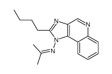 N-(2-butylimidazo[4,5-c]quinolin-1-yl)propan-2-imine结构式