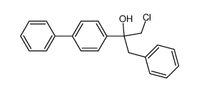 2-([1,1'-biphenyl]-4-yl)-1-chloro-3-phenylpropan-2-ol Structure
