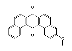 Dibenz(a,j)anthracene-7,14-dione, 3-methoxy结构式