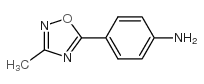 4-(3-Methyl-1,2,4-oxadiazol-5-yl)aniline structure