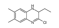 3-chloro-2-ethyl-6,7-dimethyl-1,2-dihydro-quinoxaline Structure