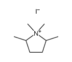 1,1,2,5-tetramethyl-pyrrolidinium; iodide结构式