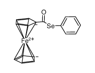 phenyl ferrocenoyl selenide Structure