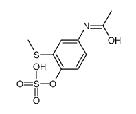 (4-acetamido-2-methylsulfanylphenyl) hydrogen sulfate Structure