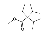 methyl 2-ethyl-2-isopropyl-3-methylbutanoate结构式
