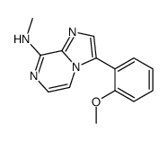 3-(2-methoxyphenyl)-N-methylimidazo[1,2-a]pyrazin-8-amine结构式