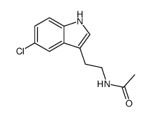 N-Acetyl-5-Chloro-Tryptamine结构式