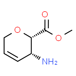 D-threo-Hex-4-enonic acid, 3-amino-2,6-anhydro-3,4,5-trideoxy-, methyl ester structure