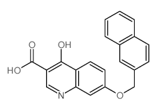 3-Quinolinecarboxylicacid, 4-hydroxy-7-(2-naphthalenylmethoxy)- picture