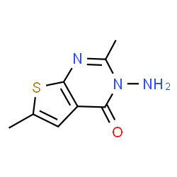 3-Amino-2,6-dimethylthieno[2,3-d]pyrimidin-4(3H)-one结构式