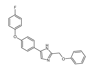 5-[4-(4-fluorophenoxy)phenyl]-2-(phenoxymethyl)-1H-imidazole结构式