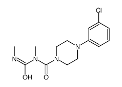 4-(3-chlorophenyl)-N-methyl-N-(methylcarbamoyl)piperazine-1-carboxamide Structure