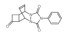 5,8-Etheno-1H-cyclobuta[d][1,2,4]triazolo[1,2-a]pyridazine-1,3,6(2H,7H)-trione, 5,5a,7a,8-tetrahydro-2-phenyl-结构式