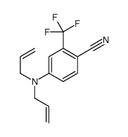 4-[bis(prop-2-enyl)amino]-2-(trifluoromethyl)benzonitrile Structure