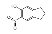 6-Nitro-5-indanol结构式