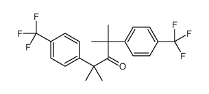 2,4-dimethyl-2,4-bis[4-(trifluoromethyl)phenyl]pentan-3-one Structure