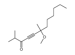 6-methoxy-2,6-dimethyldodec-4-yn-3-one结构式