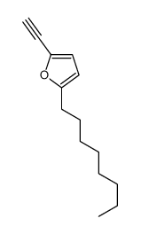 2-ethynyl-5-octylfuran结构式