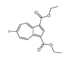 diethyl 6-iodoazulene-1,3-dicarboxylate Structure