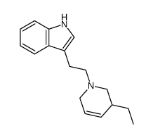 3-(2-(3-ethyl-3,6-dihydropyridin-1(2H)-yl)ethyl)-1H-indole结构式