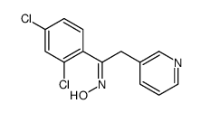N-[1-(2,4-dichlorophenyl)-2-pyridin-3-ylethylidene]hydroxylamine Structure