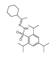 N'-(1-cyclohexylethylidene)-2,4,6-triisopropylbenzenesulfonohydrazide Structure