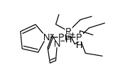 cis-[Pt(pyrrolyl)2(PEt3)2]结构式