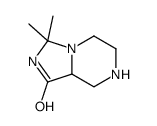 3,3-dimethyl-2,5,6,7,8,8a-hexahydroimidazo[1,5-a]pyrazin-1-one结构式