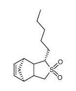 (1S,4R,7S)-1-pentyl-1,3,3a,4,7,7a-hexahydro-4,7-methanobenzo[c]thiophene 2,2-dioxide结构式