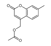 (7-methyl-2-oxochromen-4-yl)methyl acetate Structure