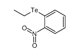 1-ethyltellanyl-2-nitrobenzene结构式