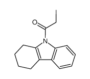 1-(1,2,3,4-tetrahydrocarbazol-9-yl)propan-1-one结构式