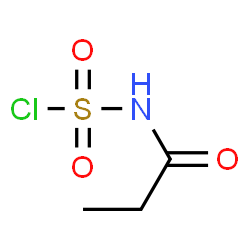 Sulfamoyl chloride,(1-oxopropyl)- (9CI)结构式