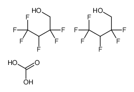 carbonic acid,2,2,3,4,4,4-hexafluorobutan-1-ol Structure