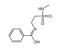N-[2-(methylsulfamoyl)ethyl]benzamide结构式
