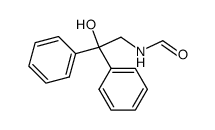 N-(2-hydroxy-2,2-diphenyl-ethyl)-formamide结构式