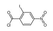 2-iodo-4-nitro-benzoyl chloride Structure