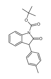 tert-butyl 3-(4-methylphenyl)-2-oxoindoline-1-carboxylate结构式