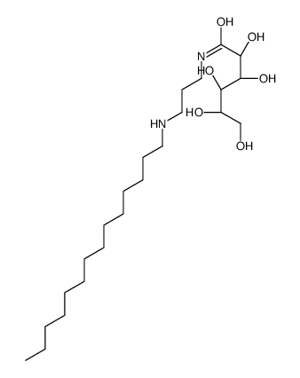 (2R,3S,4R,5R)-2,3,4,5,6-pentahydroxy-N-[3-(tetradecylamino)propyl]hexanamide Structure