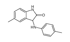 5-methyl-3-p-toluidino-indolin-2-one结构式