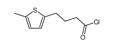4-(5-methyl-[2]thienyl)-butyryl chloride Structure