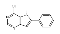 4-chloro-6-phenyl-5H-pyrrolo[3,2-d]pyrimidine structure